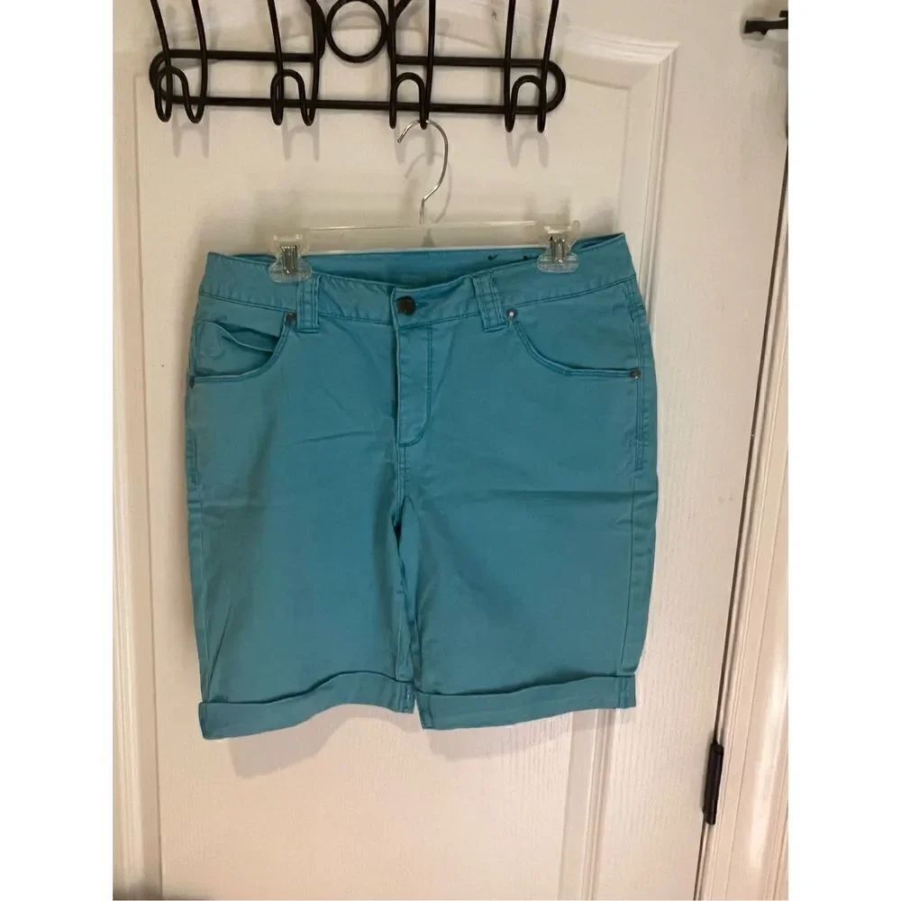 Faded Glory Teal Blue Shorts